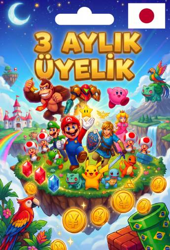Nintendo Japonya 3 Aylık Üyelik